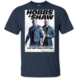Hobbs & Shaw T-Shirt 2019 Movie HOT Fast&Furious Presents MEN-WOMEN Black-White G200B Gildan Youth Ultra Cotton T-Shirt