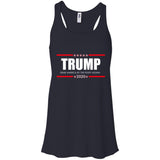 Trump Grab America  By the Pussy Again t shirt B8800 Bella + Canvas Flowy Racerback Tank
