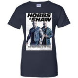 Hobbs & Shaw T-Shirt 2019 Movie HOT Fast&Furious Presents MEN-WOMEN Black-White G200L Gildan Ladies' 100% Cotton T-Shirt
