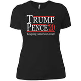 Trump pense keep America great 2020 NL3900 Next Level Ladies' Boyfriend T-Shirt
