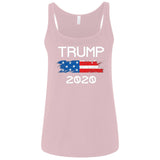 donaltrump 2020 T Shirt 6488 Bella + Canvas Ladies' Relaxed Jersey Tank