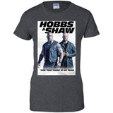 Hobbs & Shaw T-Shirt 2019 Movie HOT Fast&Furious Presents MEN-WOMEN Black-White G200L Gildan Ladies' 100% Cotton T-Shirt