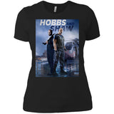 Hobbs & Shaw T-Shirt 2019 HOT Fast & Furious Presents Summer Men's Black And White S-5XL NL3900 Next Level Ladies' Boyfriend T-Shirt