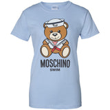 Moschino Man Azure T-Shirt Cotton G200L Gildan Ladies' 100% Cotton T-Shirt