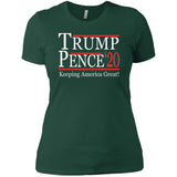 Trump pense keep America great 2020 NL3900 Next Level Ladies' Boyfriend T-Shirt