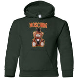 Moschino Circus Bear T-shirt Black - Black G185B Gildan Youth Pullover Hoodie