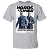 Hobbs & Shaw T-Shirt 2019 Movie HOT Fast&Furious Presents MEN-WOMEN Black-White G200B Gildan Youth Ultra Cotton T-Shirt
