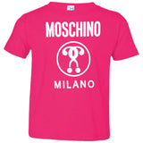 Moschino Kids - logo print T-shirt - kids - Cotton 3321 Rabbit Skins Toddler Jersey T-Shirt