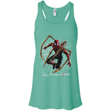 Far From Home Spider Man T shirt B8800 Bella + Canvas Flowy Racerback Tank