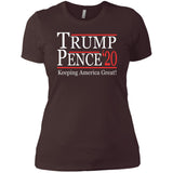 Trump pense keep America great 2020 NL3900 Next Level Ladies' Boyfriend T-Shirt