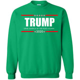 Trump Grab America  By the Pussy Again t shirt G180 Gildan Crewneck Pullover Sweatshirt  8 oz.