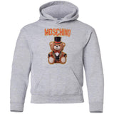 Moschino Circus Bear T-shirt Black - Black G185B Gildan Youth Pullover Hoodie