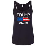donaltrump 2020 T Shirt 6488 Bella + Canvas Ladies' Relaxed Jersey Tank