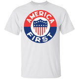 AMERICA FIRST! T shirt G200B Gildan Youth Ultra Cotton T-Shirt