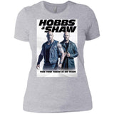 Hobbs & Shaw T-Shirt 2019 Movie HOT Fast&Furious Presents MEN-WOMEN Black-White NL3900 Next Level Ladies' Boyfriend T-Shirt
