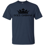 Dolce & Gabbana Crown D&G Logo Ringer Tee G200 Gildan Ultra Cotton T-Shirt