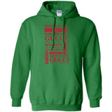 Gucci logomania print Red color gucci men's t shirt G185 Gildan Pullover Hoodie 8 oz.