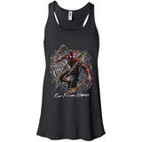 Far From Home Spider Man T shirt B8800 Bella + Canvas Flowy Racerback Tank