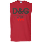 Dolce & Gabbana - Printed Cotton-jersey T-shirt - White G270 Gildan Men's Ultra Cotton Sleeveless T-Shirt