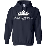 Dolce & Gabbana Men's Oversized Logo T-Shirt G185 Gildan Pullover Hoodie 8 oz.