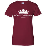 Dolce & Gabbana Men's Oversized Logo T-Shirt G200L Gildan Ladies' 100% Cotton T-Shirt