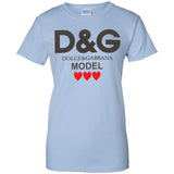 Dolce & Gabbana - Printed Cotton-jersey T-shirt - White G200L Gildan Ladies' 100% Cotton T-Shirt