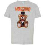 Moschino Circus Bear T-shirt Black - Black 3321 Rabbit Skins Toddler Jersey T-Shirt