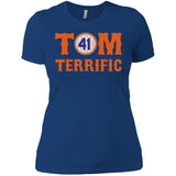 Tom Terrific Patriots t shirt NL3900 Next Level Ladies' Boyfriend T-Shirt