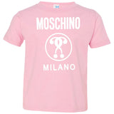 Moschino Kids - logo print T-shirt - kids - Cotton 3321 Rabbit Skins Toddler Jersey T-Shirt