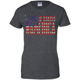 i'm American t shirt G200L Gildan Ladies' 100% Cotton T-Shirt