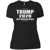 2020 Donald Trump Keep America Great NL3900 Next Level Ladies' Boyfriend T-Shirt
