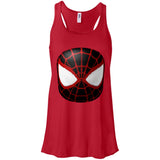 Spider man mask T Shirt B8800 Bella + Canvas Flowy Racerback Tank