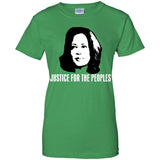 Kamala Harris Justice for the peoples t shirt G200L Gildan Ladies' 100% Cotton T-Shirt