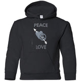 Love Moschino Man Black T-Shirt Cotton, Elastane G185B Gildan Youth Pullover Hoodie