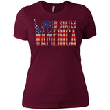 i'm American t shirt NL3900 Next Level Ladies' Boyfriend T-Shirt