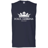 Dolce & Gabbana Men's Oversized Logo T-Shirt G270 Gildan Men's Ultra Cotton Sleeveless T-Shirt