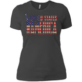 i'm American t shirt NL3900 Next Level Ladies' Boyfriend T-Shirt
