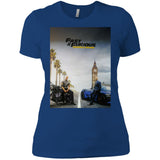 FAST AND FURIOUS 9 HOBBS AND SHAW movie poster t shirt NL3900 Next Level Ladies' Boyfriend T-Shirt