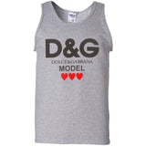 Dolce & Gabbana - Printed Cotton-jersey T-shirt - White G220 Gildan 100% Cotton Tank Top