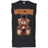 Moschino Circus Bear T-shirt Black - Black G270 Gildan Men's Ultra Cotton Sleeveless T-Shirt
