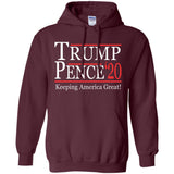 Trump pense keep America great 2020 G185 Gildan Pullover Hoodie 8 oz.