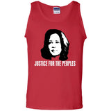 Kamala Harris Justice for the peoples t shirt G220 Gildan 100% Cotton Tank Top