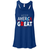 Keep American great 2020 B8800 Bella + Canvas Flowy Racerback Tank