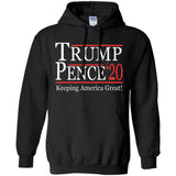 Trump pense keep America great 2020 G185 Gildan Pullover Hoodie 8 oz.
