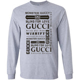 Gucci logomania print gucci men's t shirt G240 Gildan LS Ultra Cotton T-Shirt