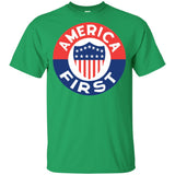 AMERICA FIRST agian! T shirt G200B Gildan Youth Ultra Cotton T-Shirt