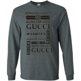 Gucci logomania print gucci men's t shirt G240 Gildan LS Ultra Cotton T-Shirt