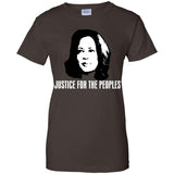 Kamala Harris Justice for the peoples t shirt G200L Gildan Ladies' 100% Cotton T-Shirt