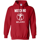 Moschino Kids - logo print T-shirt - kids - Cotton G185 Gildan Pullover Hoodie 8 oz.