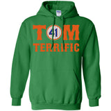 Tom Terrific Patriots t shirt G185 Gildan Pullover Hoodie 8 oz.